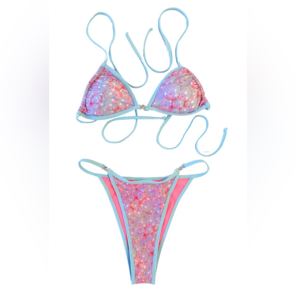 NWT Strawberry Milk Mob Bikini Milky Way Bottom Size Small